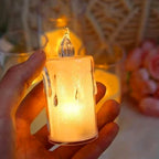 Diwali LED Candle Crystal Glitter Light for Home Decor | Styleva - Detail View 6