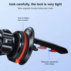ALVENZA Magnetic Car Phone Holder – 360° Rotatable Air Vent Mount | Velvet Wheels