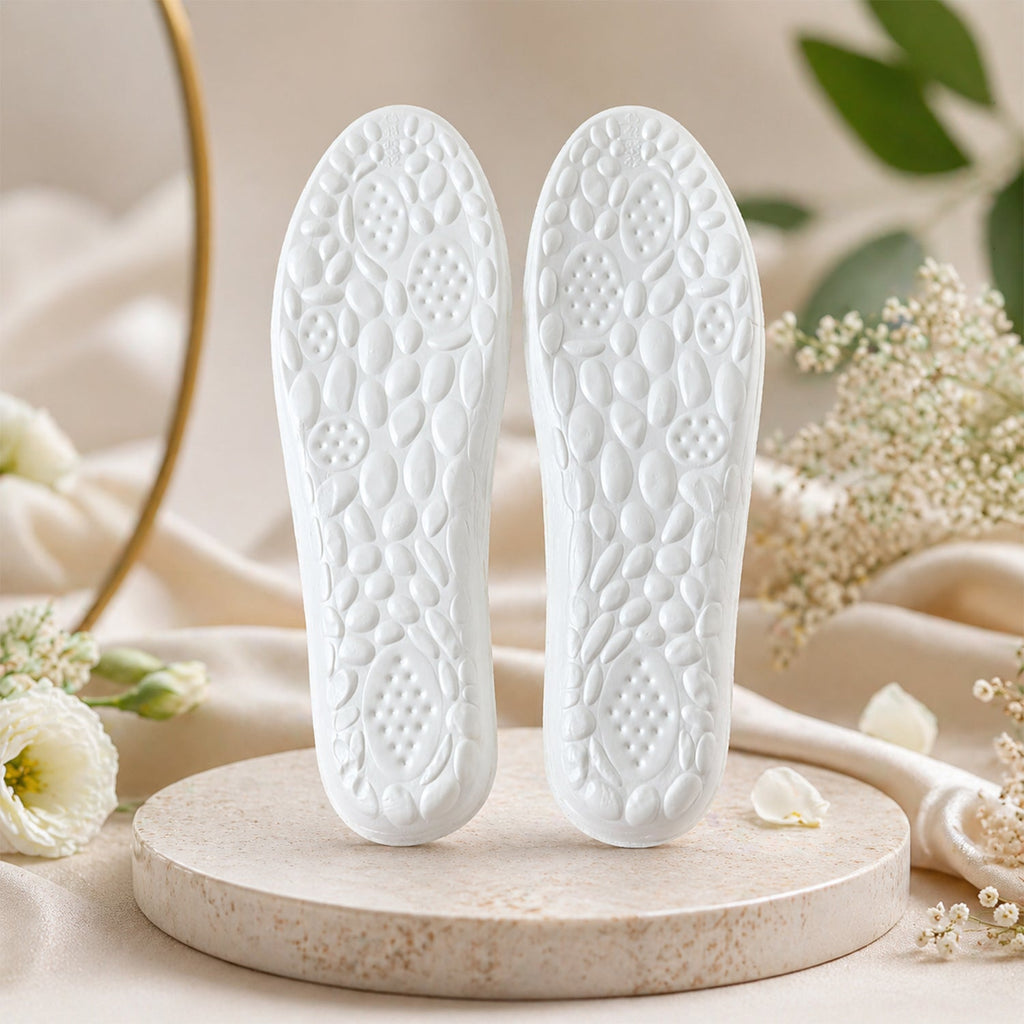 Flexible Shock Absorbing Shoe Insoles Comfort Fit & Support - Detail View 5