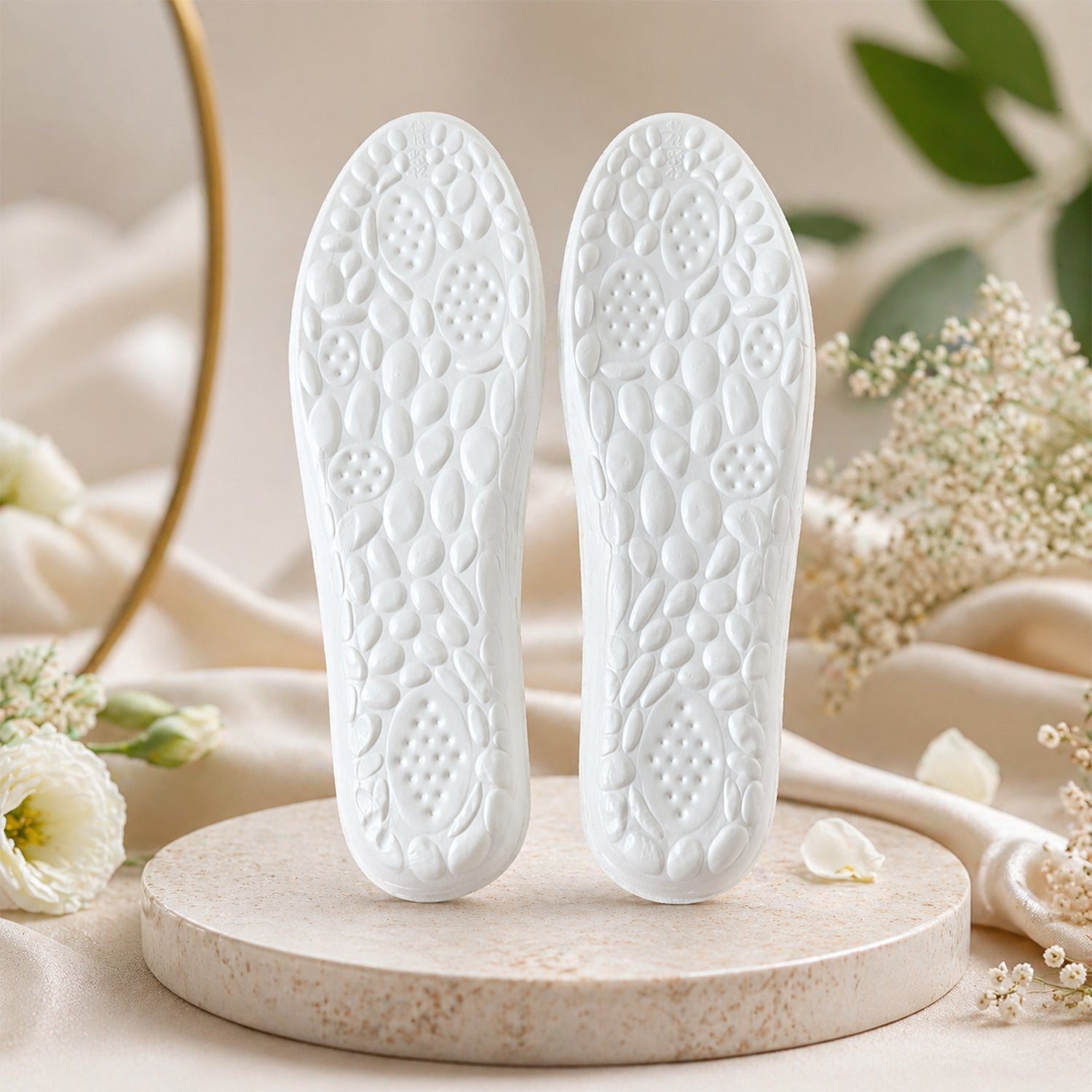 Flexible Shock Absorbing Shoe Insoles Comfort Fit & Support - Detail View 5