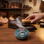 Black Shoe Polish Cream Long-lasting Shine & Easy Application - Detail View 7