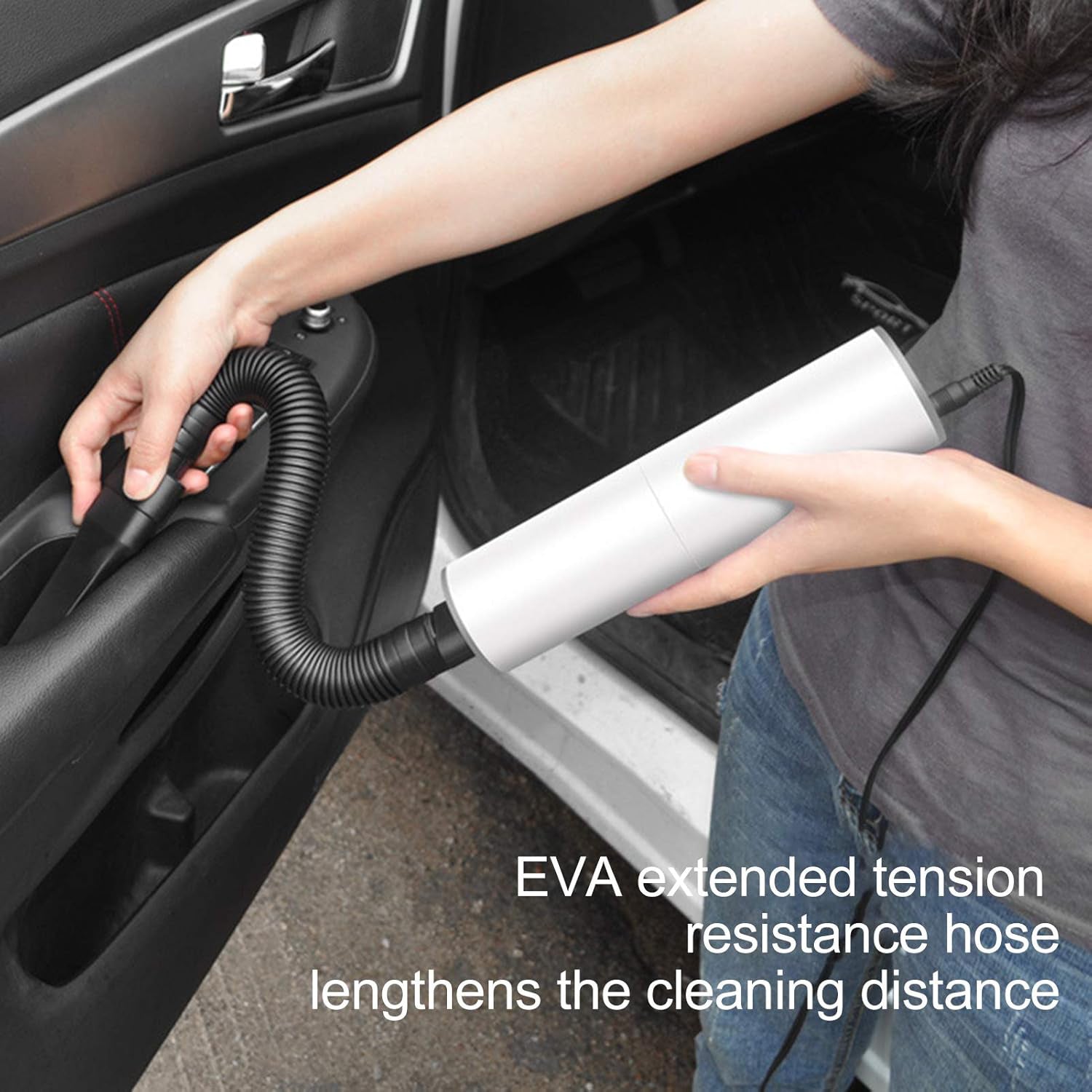 ALVENZA Portable Car Vacuum Cleaner – Wet & Dry Use | Storenzo