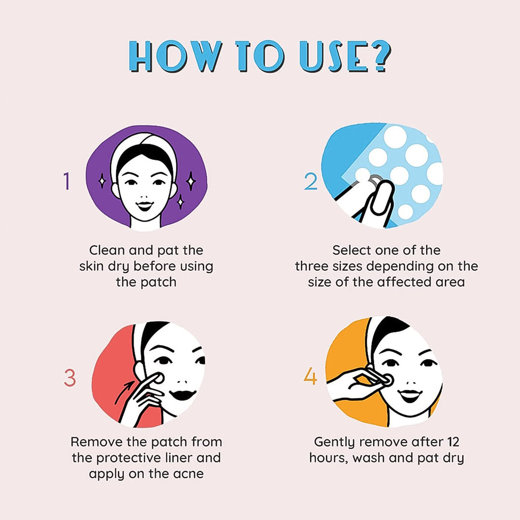 Pimple Patches Hydrocolloid & Tea Tree Oil for Acne | GlowForm - Detail View 6