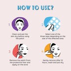 Pimple Patches Hydrocolloid & Tea Tree Oil for Acne | GlowForm - Detail View 6