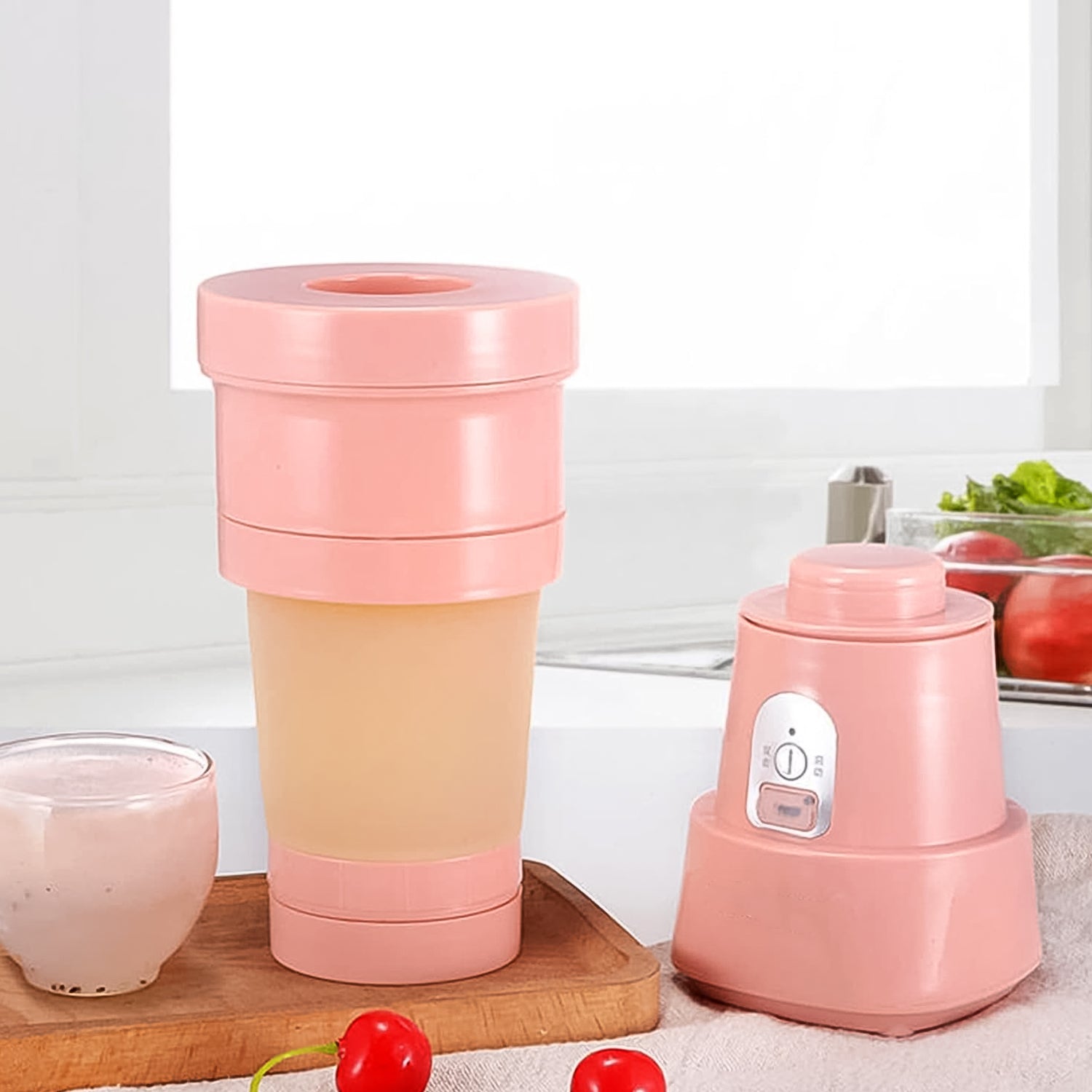 ALVENZA Portable Electric Juicer – 6 Blades 500ml Blender | Chef’s Embrace
