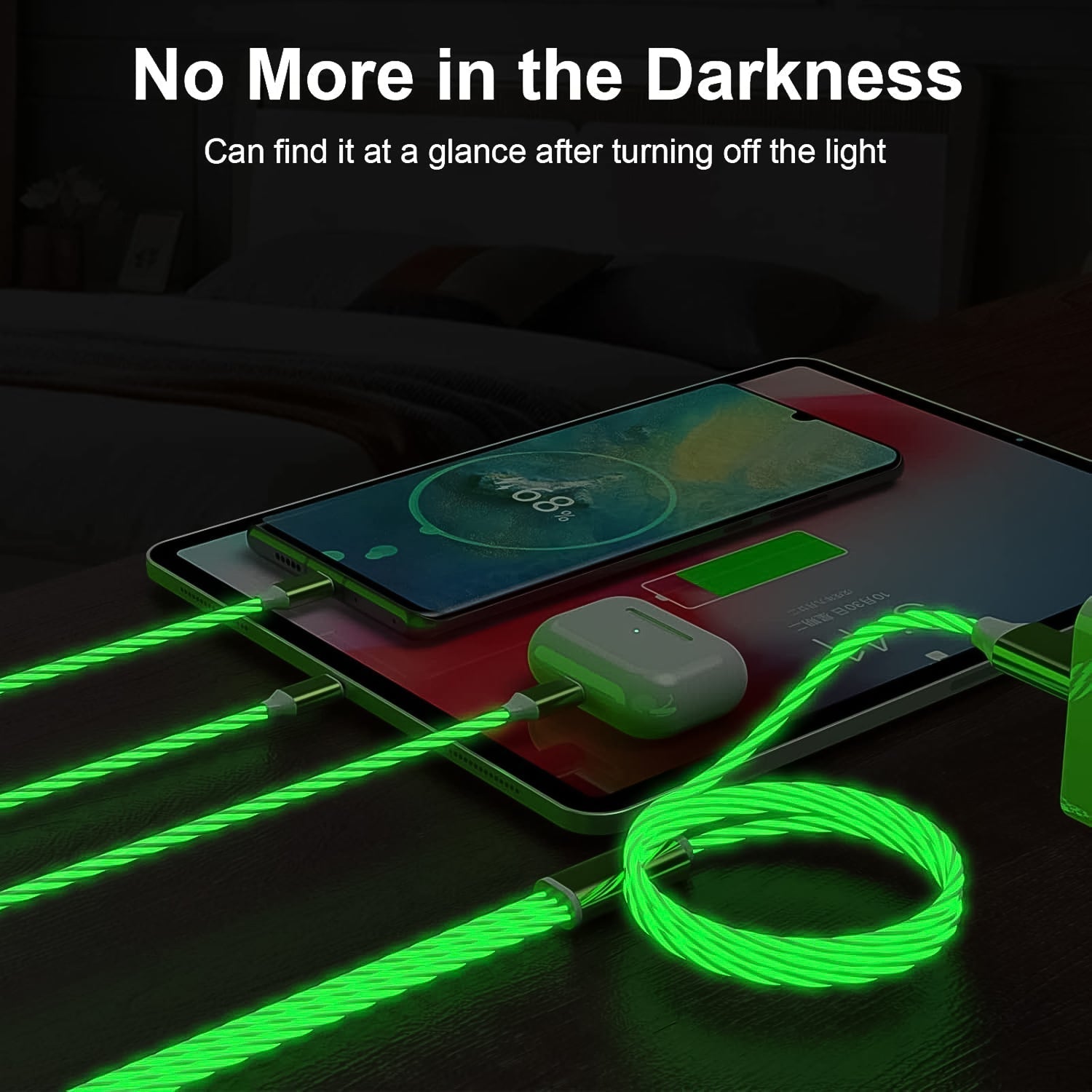 ALVENZA 3-in-1 Charging Cable – LED Fast Charger for Multi-Devices | Gambit