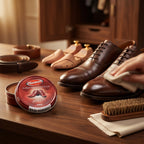 Brown Shoe Polish Cream Instant Shine & Nourishment for Leather - Detail View 7