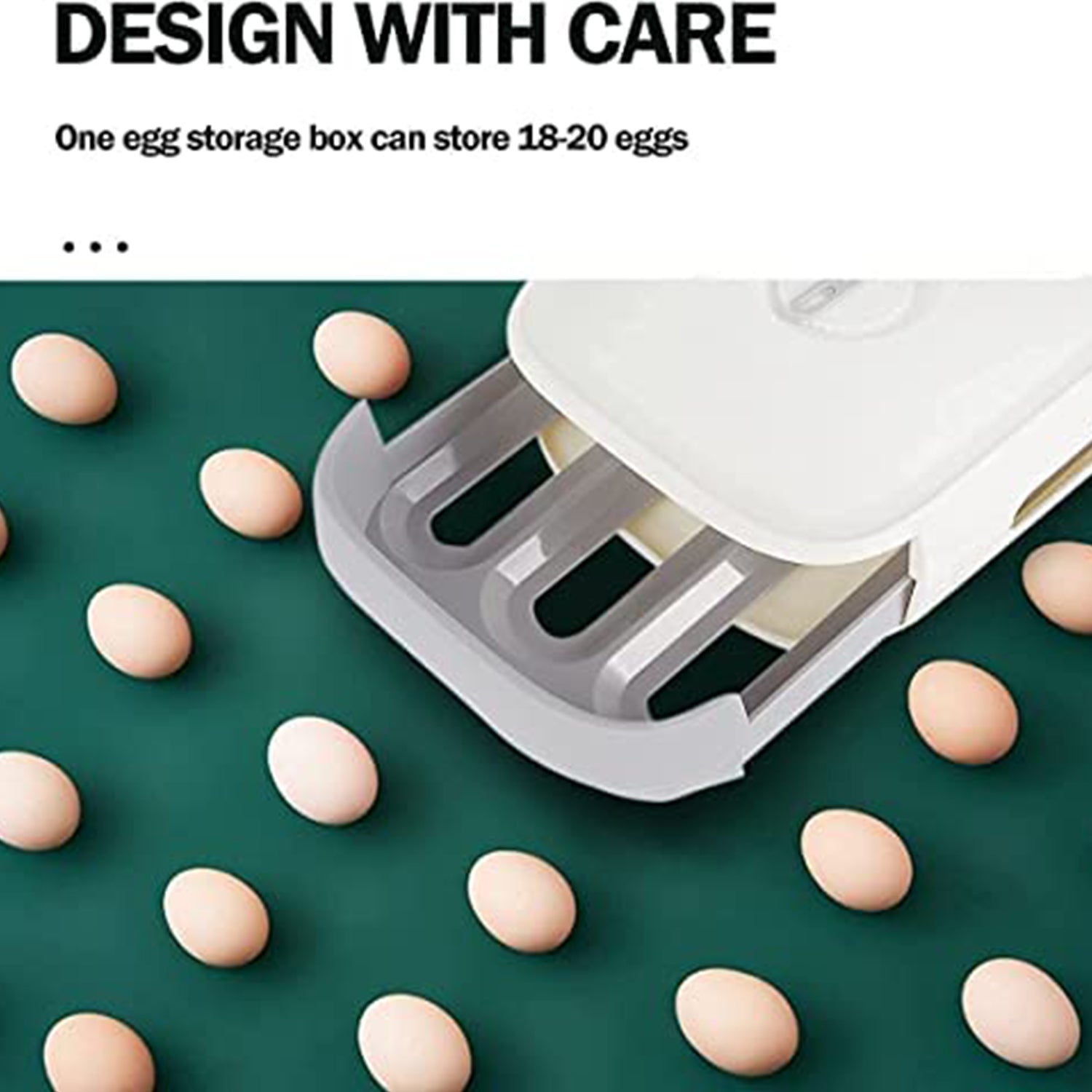 ALVENZA Egg Storage Box – Drawer Style Fridge Organizer for Freshness | Storenzo