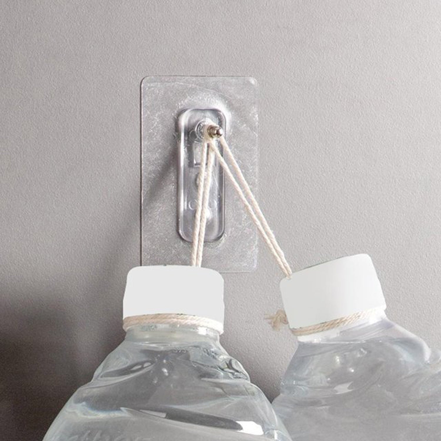 Strong Adhesive Wall Hook Damage-Free, Easy to Install - Back View
