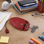 ALVENZA Compact Keyholder Pouch – Stylish Secure Key Organizer with Snap Button