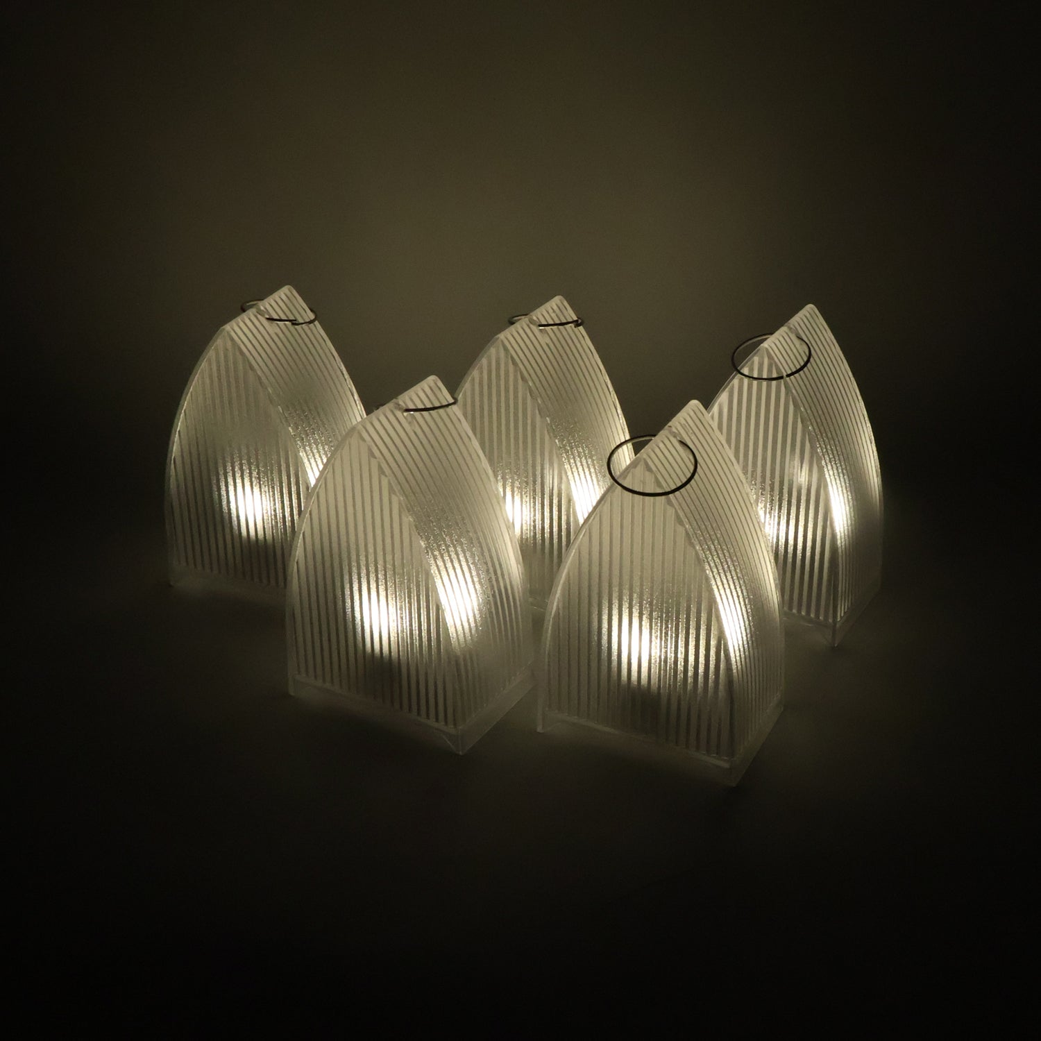 ALVENZA LED Flameless Lantern Lights – Safe & Elegant 5-Pc Set