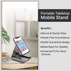 ALVENZA Small Desktop Mobile Phone Stand – Compact Hands-Free Holder