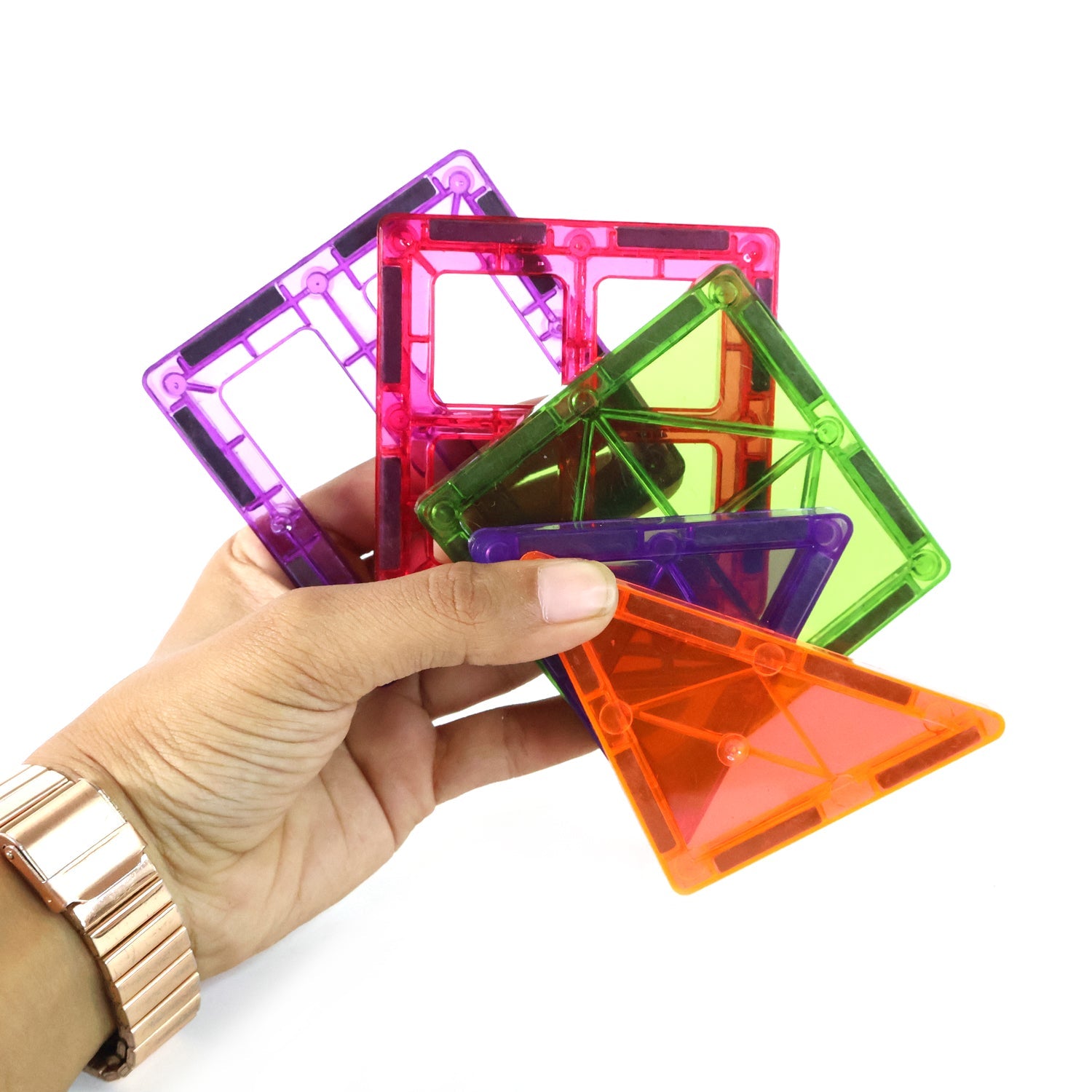 ALVENZA Magnetic Building Tiles Set – 26 Pieces for Creative STEM Play
