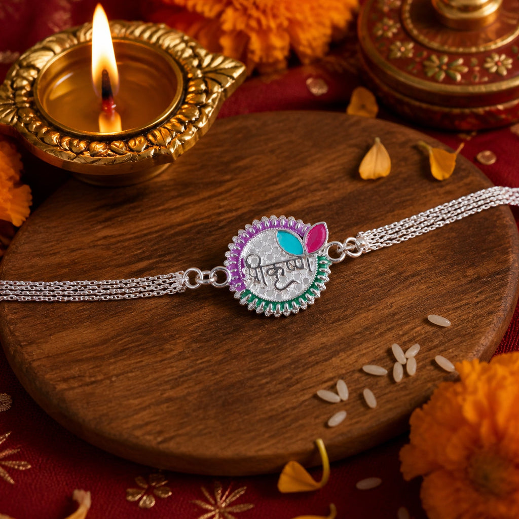 ALVENZA Rakhi – Elegant Shree Krishna Design for Raksha Bandhan
