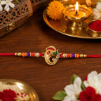 ALVENZA Traditional Ganesh Beaded Rakhi – Embrace Festive Bonding