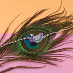 ALVENZA Rakshabandhan Silver Peacock Rakhi - Stylish & Traditional Design