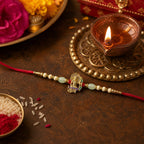 ALVENZA Rakshabandhan Lord Ram Rakhi – Traditional Beaded Wrist Thread