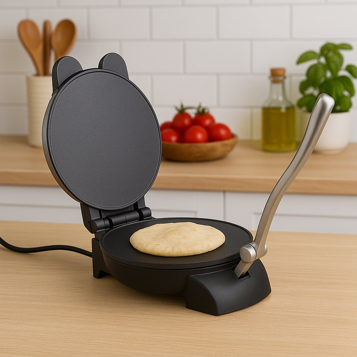 ALVENZA Roti Maker – 1000W Stainless Steel for Soft & Crispy Flatbreads