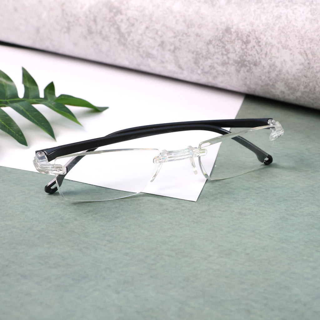 Rimless Reading Glasses – Lightweight Pack of 2 Comfort Readers