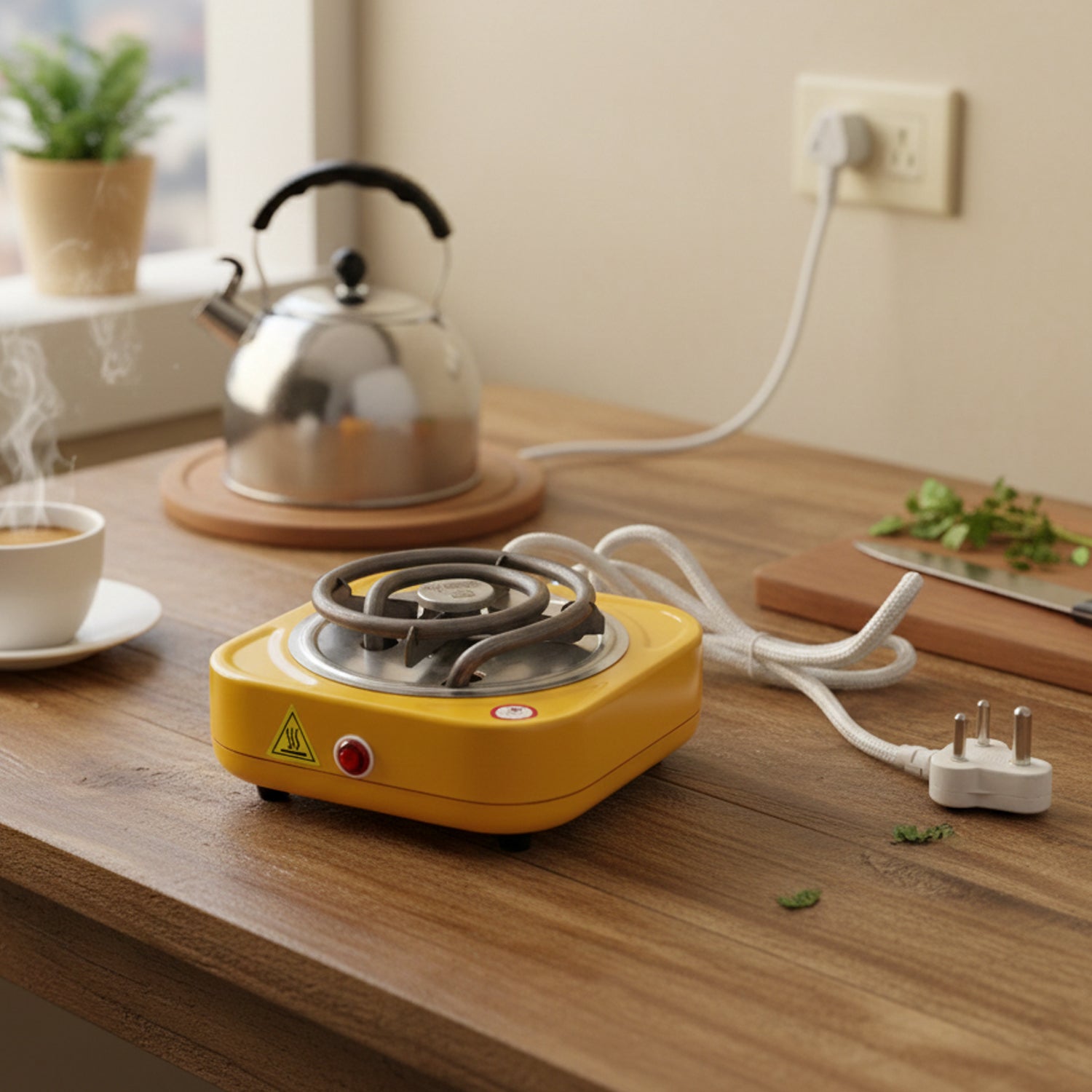 ALVENZA Electric Single Coil Hot Plate – Portable Countertop Cooking Stove