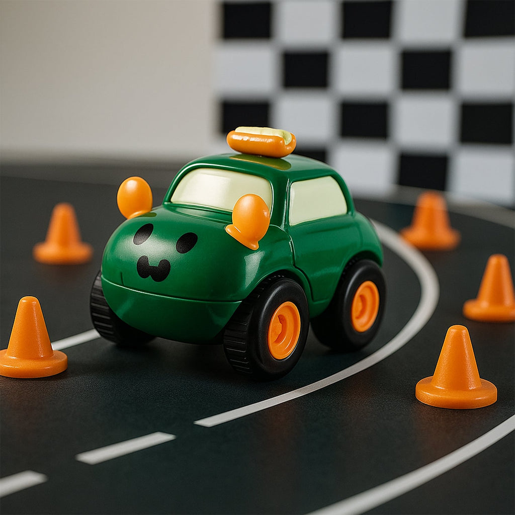 ALVENZA Toddler Toy Cars Set – 12-Piece Colorful Pull Back Vehicles