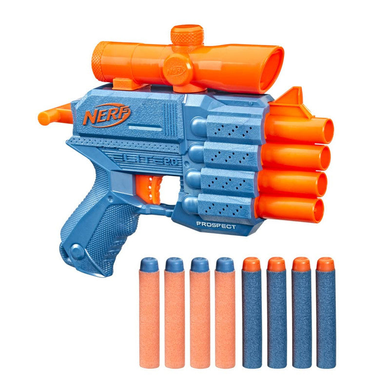 ALVENZA Nerf Elite 2.0 Prospect Compact Foam Dart Blaster for Indoor & Outdoor Fun