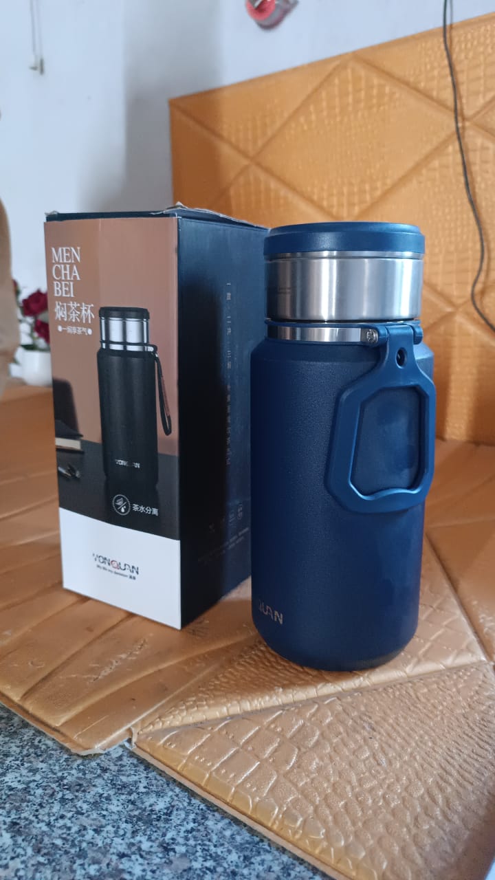 ALVENZA Stainless Steel Vacuum Flask Bottle – 1100 ml High Capacity
