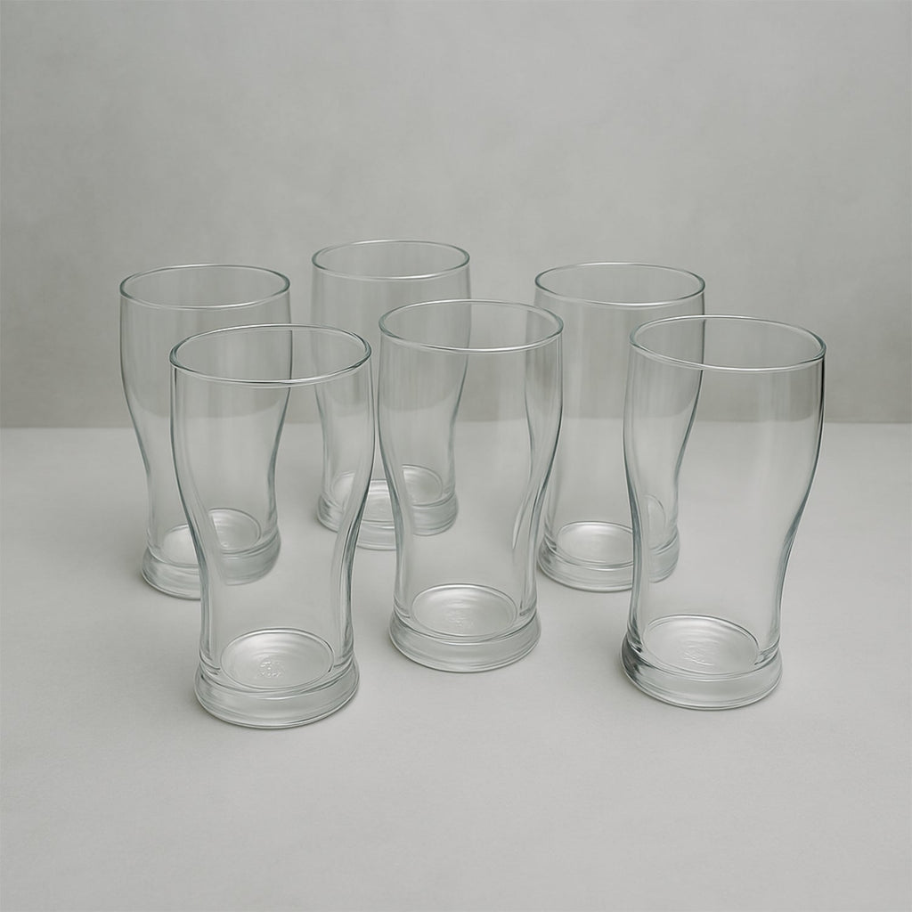 ALVENZA Unbreakable Pitcher Glass Set – Vista 350 ML, 6-Piece Durable Drinkware