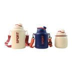 ALVENZA Sports Vacuum Bottle – Leak-Proof with Shoulder Strap