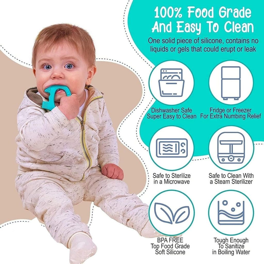 Silicone Baby Teether Soft & BPA-Free Relief | Aditi - Detail View 7