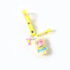 ALVENZA Teddy Bear Keychain – Cute Cartoon Bag Charm with Love Strap