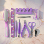 Manicure & Pedicure Nail Care Tool Set – Complete 10-Piece Grooming Kit