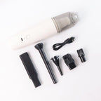 ALVENZA Mini Handheld Vacuum Cleaner – Cordless Rechargeable with 5 Nozzles