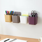 ALVENZA Wall Mounted Mobile Holder – 4 Pack Plastic Organizer | Gambit