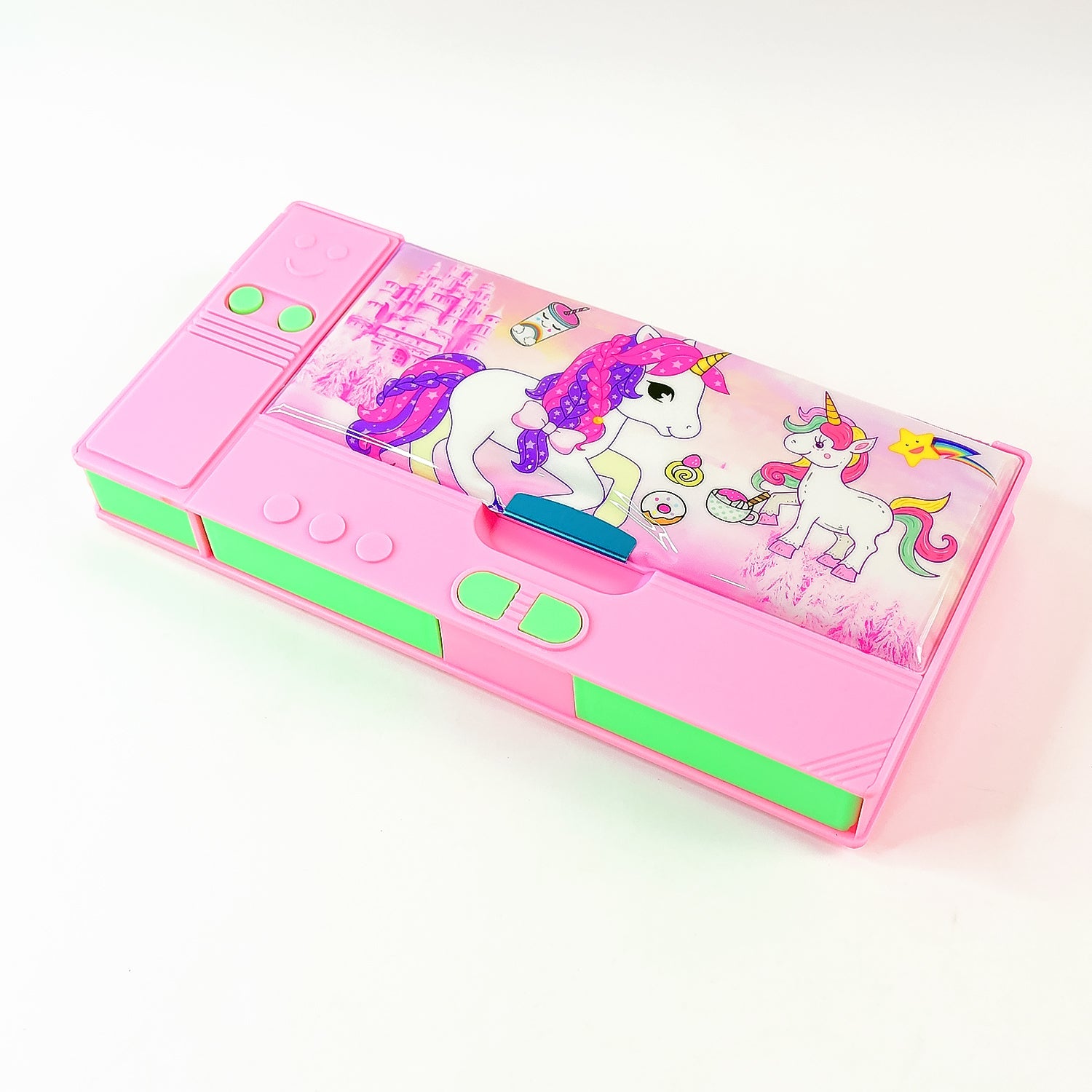 ALVENZA Jumbo Geometry Box – Multi-Compartment School Stationery | Writezo