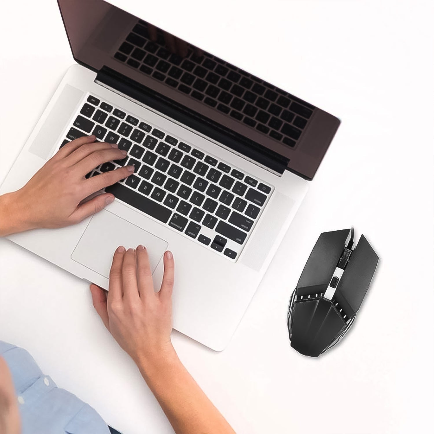 ALVENZA Wired Gaming Mouse – Ergonomic Design & RGB Lighting | Indo Glow