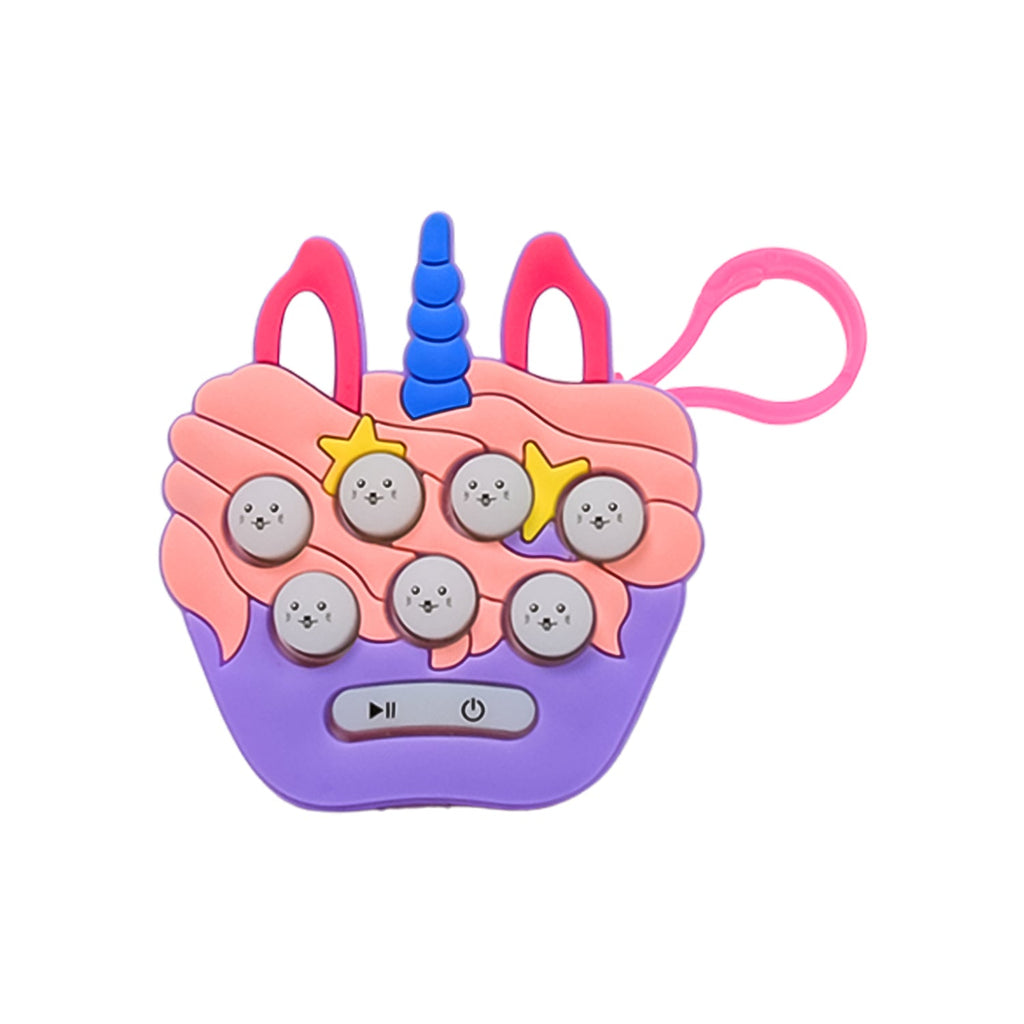 ALVENZA Mini Push Bubbles Game – Music & Memory Keychain | Play Mancer