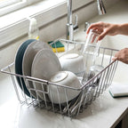 ALVENZA Stainless Steel Kitchen Sink Basket – Multi-Functional & Durable