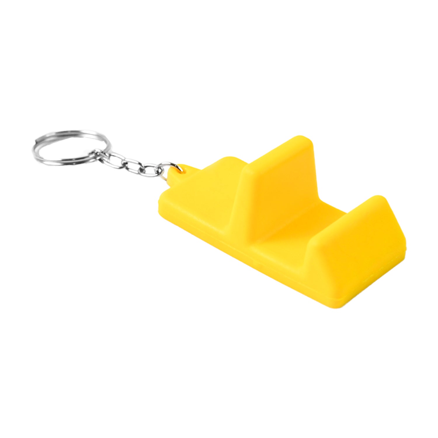 ALVENZA Plastic Mobile Stand Keychain – Compact Dual-Function Phone Holder