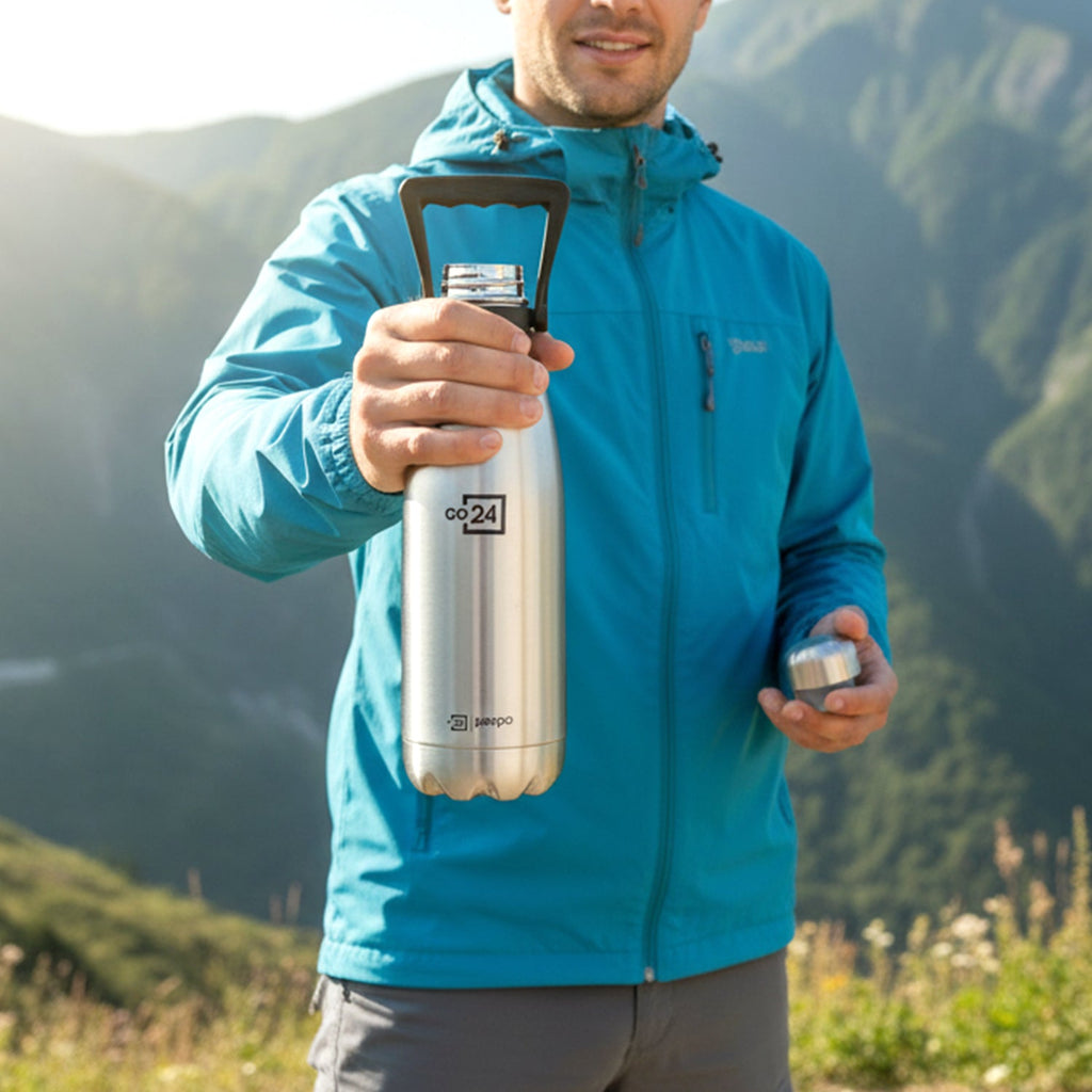 ALVENZA Vacuum Insulated Water Bottle – Keeps Drinks Hot & Cold for Hours