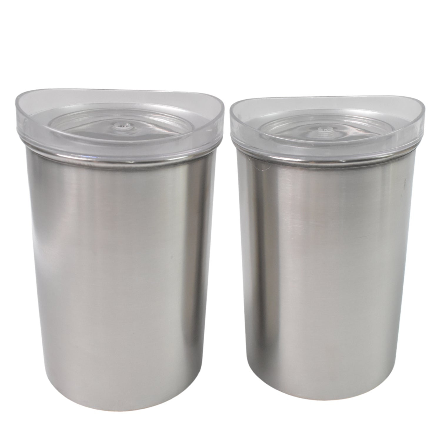 Stainless Steel Airtight Containers 2 Pc Set (500ml Each) | Konvex - Detail View 5