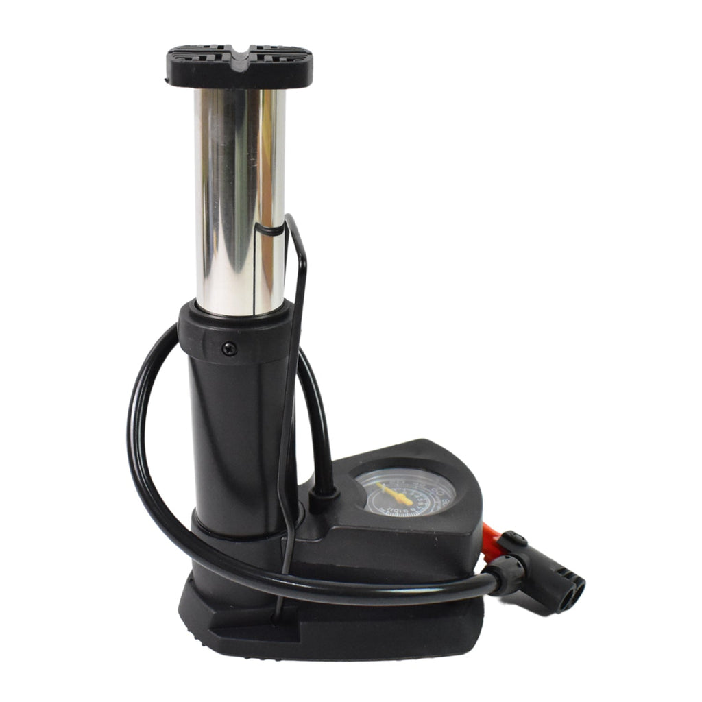 ALVENZA Foot Bike Pump – Portable Cycle Tire Inflator with Gauge | Indo Glow