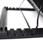 ALVENZA Laptop Cooling Pad – Adjustable Stand, Dual Fan | Indo Glow