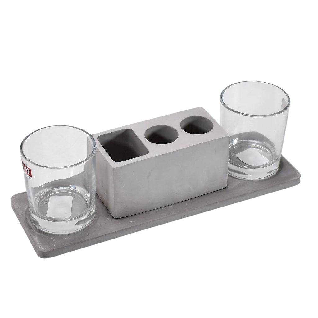 ALVENZA Wine Glass Holder Set – Elegant Marble & Lead-Free Glasses | Indo Glow