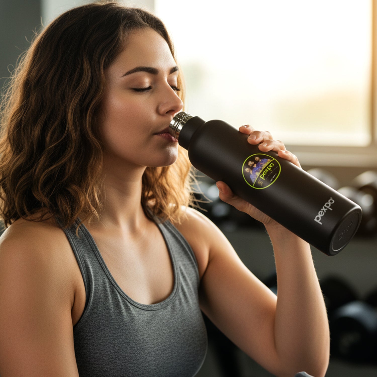 ALVENZA Stainless Steel Water Bottle – Keeps Water Hot & Cold for Hours