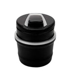 ALVENZA Car Ashtray with Lid & Blue LED Light – Portable Smokeless Design