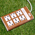 ALVENZA Extension Board – 6 Way Multi-Plug with 10m Cord | Indo Glow