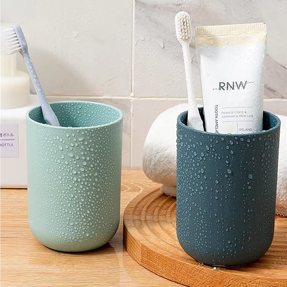 Wall Mount Toothbrush Holder 2 Cups, Self-Adhesive | BrushedUp - Detail View 6