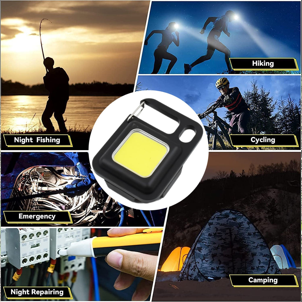 ALVENZA Keychain Flashlight – LED, Folding Bracket & Bottle Opener | DeoDap