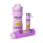 ALVENZA Water Bottle Set – Leak-Proof BPA-Free 2000ML + 900ML + 300ML